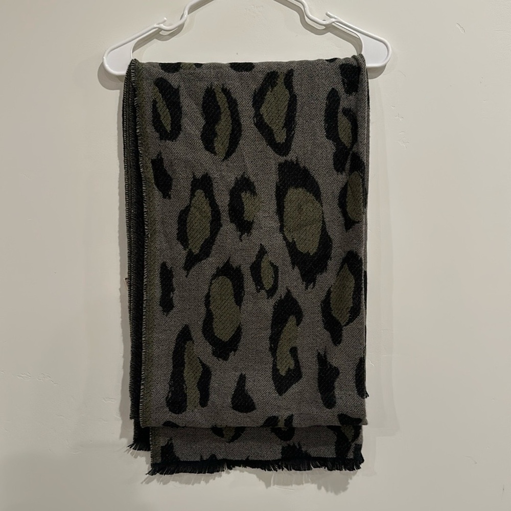 Never worn animal print shawl/wrap